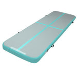 Everfit 3m x 1m Air Track Mat Gymnastic Tumbling Mint Green and Grey ATM-3-1-01M-MG