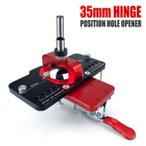 35mm Hinge Drilling Positioning Tool Adjustable Offset and Controllable Depth, Precision Drilling V1232-JLKKQ-001