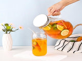 Insulated Tumbler Travel Mug Drinkware Clear High Borosilicate Glass Lidded Water Pitcher Carafe 1 V1366-AZ2-W-21222