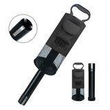 Black Lightweight Golf Retriever with Detachable No-Bend Shag Tube & Mesh Bag Holding Up to 70-Ball V888-ELOSUNG45790
