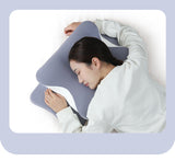 Light Pink Ergonomic Butterfly Memory Foam Pillow - Cervical Neck Support for Side, Back & Stomach V888-ELOSUNG27379