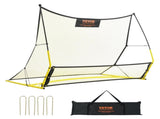 Soccer Trainer, 2-IN-1 Portable Soccer Rebounder Net, Iron Soccer Practice Equipment, Sports V952-ZQHDWTZDZBXGZ780TV0