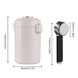 Airtight Coffee Canister with Humidity Gauge Date Record Disk One Way Exhaust Valve Double Layer V1294-YM0901-H49316BE