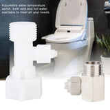 Non Electric Bidet Spray Bathroom Toilet Seat Attachment Hot and Cold Water Flusher US V1294-YM0901-3112200065911