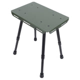 Camping Stool Folding Aluminum Alloy Oxford Cloth Lightweight 330.7lb Load Bearing Height Adjustable V1294-YM0901-3116240006012