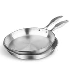 SOGA Stainless Steel Fry Pan 22cm 32cm Frying Pan Top Grade Induction Cooking FRYPANSS2861-2866