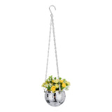 2PCS Disco Ball Planter Large Capacity Multifunctional Hanging Disco Ball Flower Pot for Gardens V1294-YM0901-210513SH0336