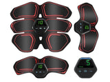 Muscle Toner Abdominal Toning Belt ABS Toner Body Muscle Trainer Wireless Portable Unisex Fitness V1263-JX-1222