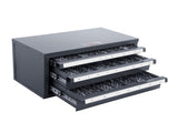 Drill Bit Cabinet, Three-Drawer Drill Bit Organizer Cabinet for 1mm to 13mm, Steel Drill V952-ZTFPGJX1MMD1B8D3JV0