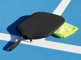 2Pcs Paddle Case Black Durable Rubber Cover Lightweight Holder for Beach and Park V1192-AZ-W-22618