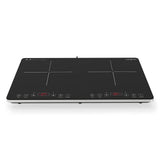 EUROCHEF Double Induction Benchtop Cooktop, 9 Heat Levels, Fast Electric Portable Cooker, Touch V219-COKICTEC35PA