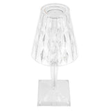 LED Crystal Table Light Transparent Prism Dimmable Desk Lamp USB Charging Bedside Decor V1294-YM0901-3119210121111