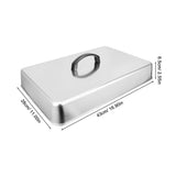 Stainless Steel Basting Cover for Griddle High Temperature Resistance Versatile Kitchen Food Cover V1366-AZ2-W-21631