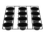 12 Cup Muffin Pan Carbon Steel Cupcake Baking Pan Anti Stick Cupcake Tin for Home Kitchen V1294-YM0901-3118260024111