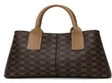 Brown Retro Fashion Handbag Elegant Tote with Large Capacity for Work and Daily Use V888-ELOSUNG13996