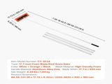 Snow Roof Rake, 45cm Foam Blade, 2.25-5.62 m Adjustable Roof Snow Scraper, Extension Tubes & V952-WDPZ18FTGBSPEOFQG001V0