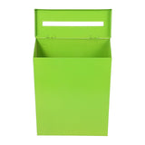 Light Green Wall Mount Iron Mailbox for Outdoor Storage and Home Organization V1370-AZ4-10643