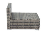 Grey Armless Outdoor Sofa Set V264-OTF-540S-LGR-NA-1