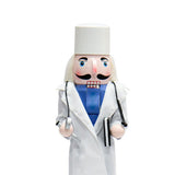 Doctor Nutcracker Decorative 14.2in Wood Nutcracker Figurine for Party Holiday Decoration V1294-YM0901-3115240111311