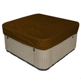 Square Hot Tub Spa Cover Waterproof 190T Polyester Anti Dust Anti UV with Storage Bag Black Coffee, V1237-ZY-522-0036