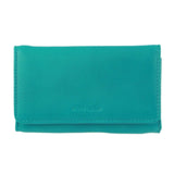 Pierre Cardin Womens Soft Italian Leather RFID Purse Wallet Rustic - Turquoise V563-PC-8776-TURQUOISE