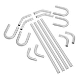 VEVOR DIY Universal Exhaust Kit 16 Pieces Exhaust Pipe Kit with Slip-Fit Joint V952-DZPQGTJ16PCSBIUT5V0