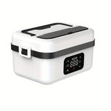Portable Wireless Heating Lunch Box, Food-grade Stainless Steel with Even Heating, Ideal for Hot V1385-PWPDH-WU-916-001