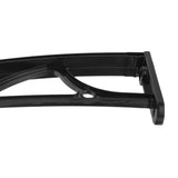 Sturdy Aluminum Awning Bracket in Black for Patio Door Canopy and Window Shade Support V1370-AZ4-14792