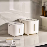 Large Capacity Storage Container with Handle - Airtight, Press-to-Open Design for Convenient V888-ELOSUNG15933