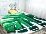 Leaf Flannel Blanket Multi Functional Leaf Shape Blanket for Picnic Office V1294-YM0716-220707DJ02-3