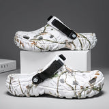 Men'S Summer Mules Beach Shoes Thick-Soled Mules EVA Shoes Anti-Slip Shoes - Khaki - Size 43 V1106-935-16202-KHK-43