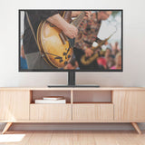 Kanto TTS100 Height Adjustable and Swivelling Tabletop TV Stand for 37" - 75" TVs V398-KO-TTS100