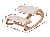 Artiss Kneeling Chair Ergonomic Posture Chair with Memory Foam Balance Stool for Home Office Gaming KCHAIR-G-02-BG