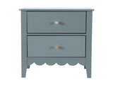 Artiss Bedside Table 2 Drawers Bedroom Storage Nightstand Green FURNI-G-BS-01-GN