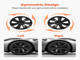 Hubcaps Wheel Covers for 2021-2024 Tesla Model Y, 19 Inch Set of 4 Wheel Rim Cover Hubcaps OEM Style V952-ZYLGGYGH4JTTCEXU9001V0