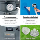 Bestway Pool Pump Sand Filter 800GPH 3028L/H Pools Flowclear Filters BW-SAND-530-58515