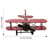 Retro Airplane Model 1 Set Rustic Home Decor 3x7.5x3.3in Perfect Gift for Collectors and Aviation V1366-AZ2-W-20695