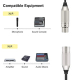 10m Hridz XLR Cable Male To Female Audio Output and Input Apply To KTV Microphone V571-HZMFXLRCABLE-10M