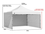 Wallaroo 3x3 PopUp White Gazebo Marquee Outdoor Tent GAZ-POP-3X3-WH