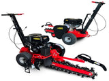 Ducar Trench Digger 457cc 18HP 4-Stroke Key Start, Petrol Trencher Machine TDG-GBT-150E-RD