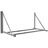Wall Mounted Folding Tire, 32" - 48" Adjustable Tire, Q235 Heavy-Duty Steel Tire Storage V952-BGSLTJKDKDJ3PDEVOV0