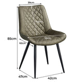 Tyler Fabric Chair - Olive Green V411-HMT-BSFTYFAC2