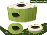 Cat House - Cat Basket - Cat Den - Felt-Shaped Cat Bed - Suitable for All Seasons - Warm V1188-ZXY-11122