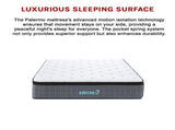 Double Euro Top Pocket Spring Mattress Motion Isolation Comfort with CertiPUR-US Certified Foam V63-930281
