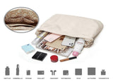 Women's Soft Leather Tote Bags 3pcs Fashion Handbag Wallet Shoulder Purse Set V1263-JX-3521