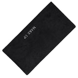 Black Makeup Vanity Table Mat - Desktop Protector Pad for Dressing Tables and Beauty Counters V1369-AZ3-W-14420