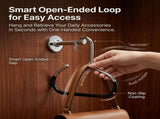 2 Pcs Hat Organizer Rack, Hanging Hat Holder For/Closet, Multi-Functional Hat Display Rack, V1370-AZ4-25453