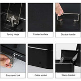 Lockable Metal Money Box Cash, Coin & Security Box Large Cash Box With Lock - New Metal Money Box V1188-MS-227-1189