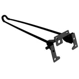 Folding Hairpin Table Legs, Heavy Duty Black Metal Two Rod Support Legs DIY Furniture Accessories V1237-ZY-715-038
