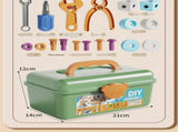 DIY assembly toy, wooden building set, electric drill toy for kids, educational construction toy, V1102-819-47387-MLT-172PCS